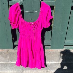 Pink Midi Dress
